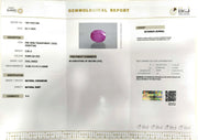 5.66/CT Natural Old Burma Ruby with IIGJ Govt. Lab Certificate (75000)